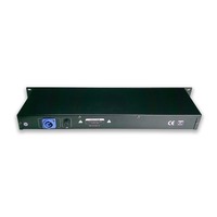 Splitter DMX512 modulaire Pknight RDM8A02 8 canaux double mode 2x4 1x8 XLR3 XLR5 19 pouces 1U Rack LED 12V DC 6000W