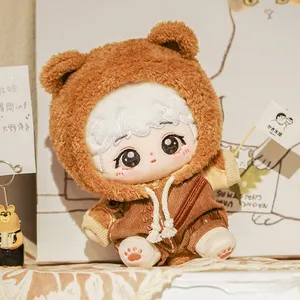 IDol Doll-Poupées en coton en peluche avec chips de pomme de terre, vêtements pour bébés, jouets de collection, 20cm