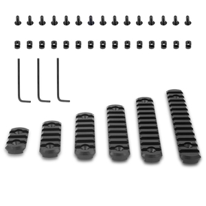 Accessoires tactiques en aluminium de haute qualité Coin arrondi 3 5 7 9 11 13 émerillons à fente pour la chasse - Product Image 2