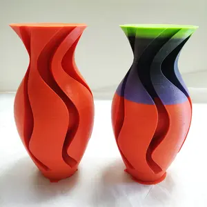 Custom Cheap Plastic Multi Color 3D Printing Service ABS FDM SLA 3D Printed Vase Plastic Bottle Prototype