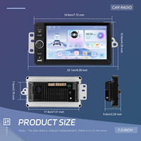 Hikity 7 pouces Android autoradio 2 + 64G autoradio pour Chevrolet GMC Hummer Buick sans fil CarPlay Android Auto WiFi GPS vente en gros