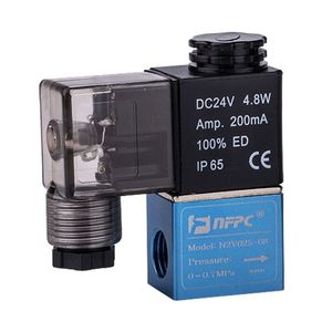 Vanne solénoïde Nfpc N2V025-08 1/4 po DC24V 4,8W pour le contrôle de l'air, de l'eau et de l'huile - Product Image 1