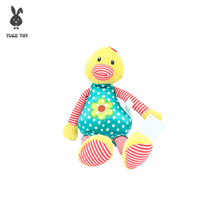 TUGE Peluche Personalizzato a Forma di Anatra, Morbido e Carino, in Cotone Organico, Giocattolo Lavabile per Bambine, Ideale per Feste e Pasqua - Product Image 2