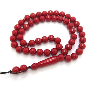 Resina Tesbih musulmano braccialetto di preghiera islamico perline 10mm 51 perline da uomo resina dorata Muslim preghiera <span class=keywords><strong>rosario</strong></span> - Product Image 6