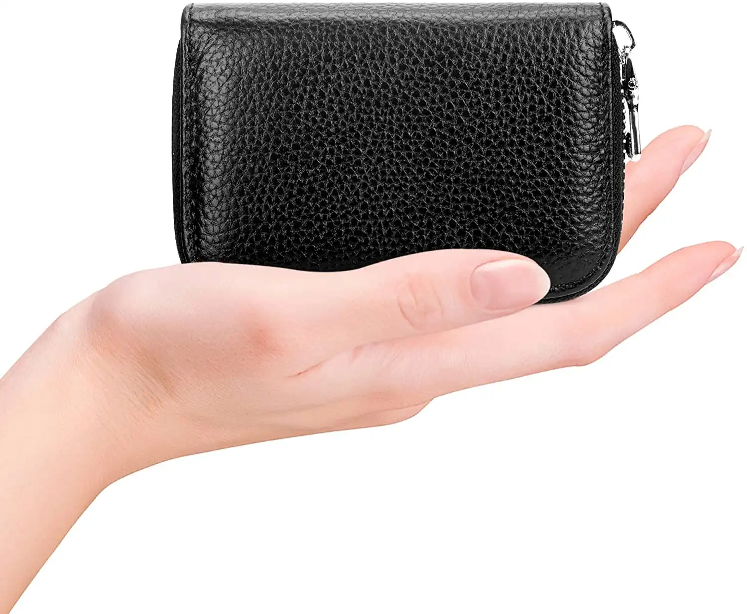 Kreditkarten inhaber Brieftasche RFID Blocking Slim Card Case für Frauen