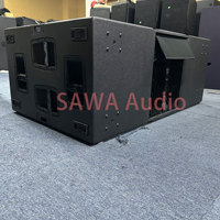 VIO S218 Dual 18 Inch Subwoofer Aktif Profesional Bass Array 1500W RMS 6000W Peak 28Hz Speaker DJ Kayu