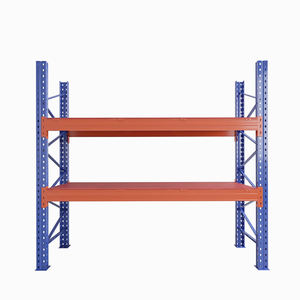 קל להתקין התקנה כבדה-חובה 4 קומות מחסן פלדה מדפים מתכוונן הערימה מתלה 5-שכבה קיבולת בורג - Product Image 4