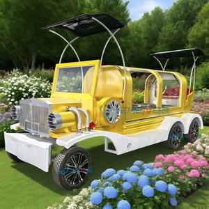 Towable Funeral Hearse for Sale Customised Horse Carriage Funeral Hearse Cart Vintage Car Classic Car Special Transportation - Product Image 6