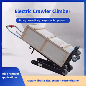 400kg Load Electric Stair Climbing Foldable Portable <strong>Hand</strong> <strong>Truck</strong> <strong>Dolly</strong> with Automatic Power <strong>and</strong> Stackable Design - Product Image 6