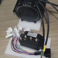 Kit moteur central XINYIDA 72V 5000W IP65 avec contrôleur FOC FarDriver ND72, écran LCD DKD, accélérateur, faisceau de câblage et convertisseur CC