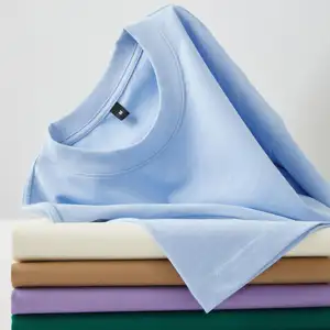 Wholesale Black Plain Ringspun Cotton Bulk Blank O-neck Tshirts With Custom Print