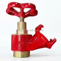 Robinet de raccordement en alliage d'aluminium de style français DN40/45mm BSP pour hydrant d'incendie, installation facile