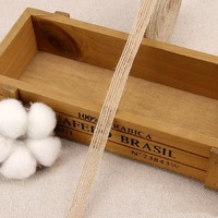Ruban papillon tissé en jute et fil de soie Qibai pour loisirs créatifs et emballages de Noël, longueur 10 yards