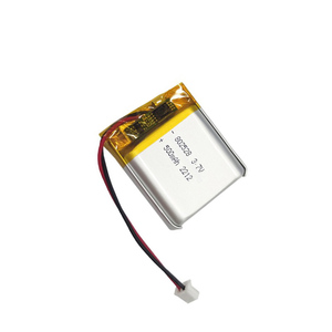 802528 <span class=keywords><strong>lithium</strong></span> có thể sạc lại Polymer Pin 3.7V 500mAh 1.85wh lp802528 Lipo BATTERIE - Product Image 2