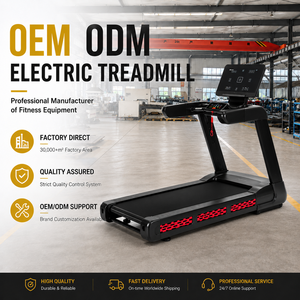 Cinta de correr para entrenamiento cardiovascular al por mayor de fábrica para gimnasios, sistema de absorción de impactos, alta capacidad de peso, embalaje personalizado, logotipo. - Product Image 6