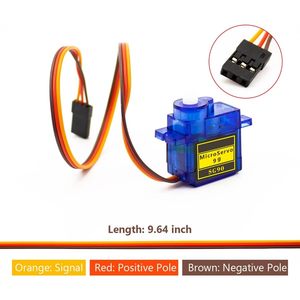 MicroServo 99 SG90 9G Micro Servomoteur pour Robot RC, Arduino, Pièces de Véhicules Jouets - Product Image 4