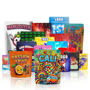 Sacchetti Mylar Personalizzati con Stampa, Fustellati, Opachi, Soft Touch, a Prova di Bambino, con Chiusura Zip, Forma Speciale, 3.5g - Product Image 2