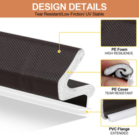 Tira de Sellado para Puertas y Ventanas de Espuma de PU Moderna y Duradera, Sellado Contra la Intemperie, Función Insonorizante para Puerta de Entrada, Fabricante OEM, Tamaño Personalizado
