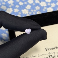 Pendientes de botón con parte trasera plana de circonita cúbica (CZ) en forma de corazón de fuegos artificiales coloridos, pulidos a espejo plateado, hipoalergénicos, para piercing de cartílago, joyería unisex, regalo