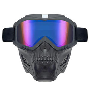 Lunettes de motard classiques pour lunettes de moto Kawasaki Suzuki Vintage avec verres polarisés et <span class=keywords><strong>sangle</strong></span> de confort réglable - Product Image 4