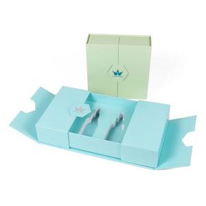 Custom logo Packaging Caja De Embalaje Eco Friendly Biodegradable Special Design <b>Magnetic</b> Double Open Cosmetic Perfume Paper Box - Product Image 1