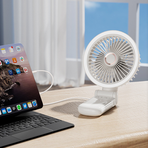 <span class=keywords><strong>พัดลม</strong></span>ขนาดเล็กแบบพับ<span class=keywords><strong>ได้</strong></span>พร้อมไฟ LED ชาร์จไฟได้สำหรับใช้ในบ้านรถเต็นท์กลางแจ้ง RV คลิปมินิแบบสั่นได้ - Product Image 1