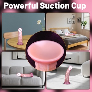 Dildo in Silicone per Donne, Simulatore Manuale <span class=keywords><strong>di</strong></span> Pene, Bastone per <span class=keywords><strong>Masturbazione</strong></span>, Prodotti Sessuali per Adulti, Dildo per Donne, Giocattoli Anali - Product Image 6