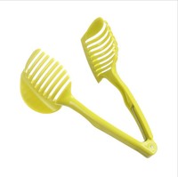 Handmatige plastic fruit- en groentesnijder & -hakker, ovenbestendig, geschikt voor sinaasappels, citroenen, uien - multifunctioneel keukengereedschap