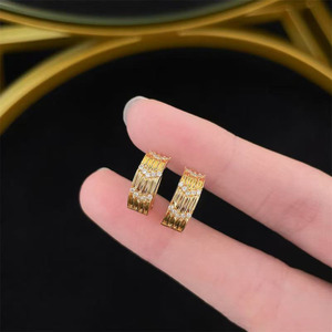 Anillo <span class=keywords><strong>de</strong></span> Oro Amarillo <span class=keywords><strong>de</strong></span> 18K con Diamante <span class=keywords><strong>de</strong></span> Laboratorio, Anillo Vintage con <span class=keywords><strong>Clip</strong></span>, Anillos <span class=keywords><strong>de</strong></span> Moissanita, Anillo <span class=keywords><strong>de</strong></span> Compromiso, Anillos Finos, Anillos Abiertos Chapados en Oro para Mujer - Product Image 5