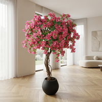 Arbre à fleurs de cerisier artificiel fait main, tendance sur TikTok, YouTube et Instagram, idéal pour la décoration intérieure de mariages, maisons et hôtels.
