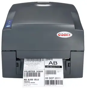 Escritorio de etiquetas de transferencia térmica impresora de código de barras godex g500