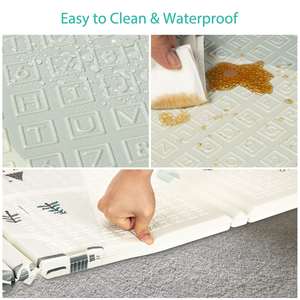 <span class=keywords><strong>Tapis</strong></span> de jeu pour bébé pliable imperméable en XPE écologique pour bébés avec surface de jeu glissante - Product Image 4