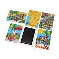Offre Spéciale malte vente en gros 90*65mm 80*53mm 65mm voyage monde ville touristique Souvenir Photo La Valette étain réfrigérateur aimant