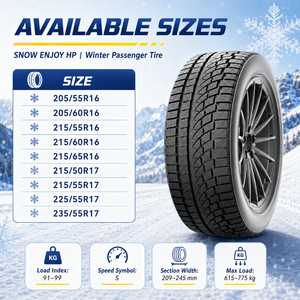 Neumático de Invierno de Alto Rendimiento Mesgenda 215/60R16, Neumático Radial sin Clavos Premium para Nieve, Certificado ECE R54 para Carreteras de Hielo - Product Image 2