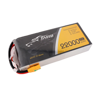 En stock, batteries Lipo originales Tattu 4s 22000mah 14.8v 25C avec XT90 pour tricopter, drone de levage lourd, UAV