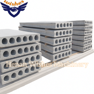 Machine de fabrication de panneaux de plancher en béton préfabriqué à âme creuse de 15 cm x 60 cm pour la construction de cadres résidentiels et commerciaux - Product Image 5