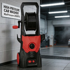 Nettoyeur haute pression 2000 Psi pour usage domestique avec certification UL <span class=keywords><strong>CE</strong></span> GS 120 bars, idéal pour le nettoyage des voitures, allées, patios et murs - Product Image 1