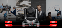 Caméra PTZ avec zoom optique 12x, 1080P60, USB 3.0, PoE, suivi IA, OEM ODM pour l'éducation, les églises, la diffusion en direct et les vidéoconférences
