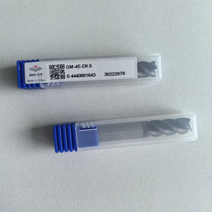 ดอกกัดคาร์ไบด์ความเร็วสูง ZCC GM-4E-D8.0  เคลือบอลติน/ดีบุก ขนาด 50 มม. สำหรับงานกัดแบบ Climb Milling บนเครื่องจักรกลซีเอ็นซี - Product Image 6