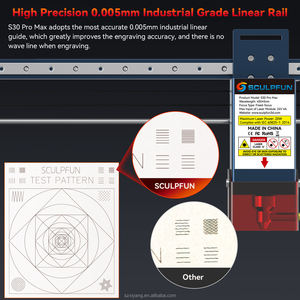 Sculpfun S30 gỗ cầm tay <span class=keywords><strong>lazer</strong></span> <span class=keywords><strong>CNC</strong></span> Diode 20 Wát ống đồng máy khắc laser - Product Image 6