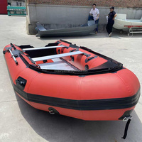 Bateau de pêche pliable gonflable en PVC, couleur camouflage, homologué CE, à vendre
