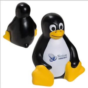 Umweltfreundliches Sitzpinguin-Pu-Stress-Ball/Stressabweisungsmittel/Stress-Spielzeug