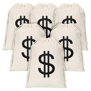 Customized Drawstring Organic Cotton <b>Canvas</b> <b>Bags</b>-Recyclable for Jewelry Grocery Use & Packaging - Product Image 4