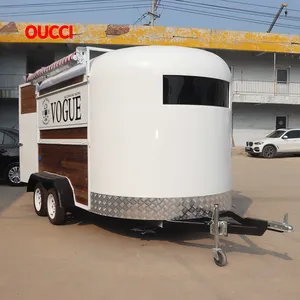 Commercial Mobile Coffee and Ice Cream Cart Snack Food Catering Trailer for Sale for Pizza Beer Cocktail
