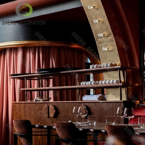 Ensemble de table et de chaises compactes avec comptoir d'affichage pour bar à café - Product Image 3