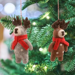 Decorazioni Natalizie <span class=keywords><strong>in</strong></span> Feltro <span class=keywords><strong>di</strong></span> Lana Fai-da-Te a Forma <span class=keywords><strong>di</strong></span> Cervo, Ornamenti Economici all'Ingrosso <span class=keywords><strong>per</strong></span> <span class=keywords><strong>Albero</strong></span> <span class=keywords><strong>di</strong></span> <span class=keywords><strong>Natale</strong></span> e Feste - Product Image 5