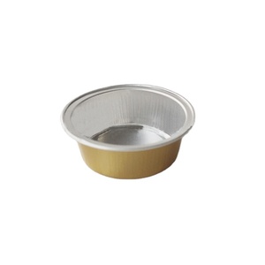 Petits plateaux de cuisson ronds jetables en <span class=keywords><strong>aluminium</strong></span> pour <span class=keywords><strong>four</strong></span> - Product Image 2