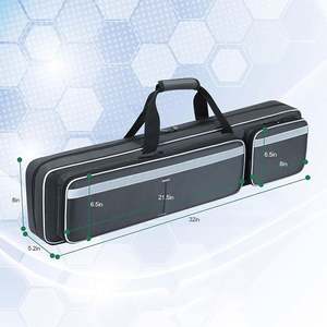 Sac à dos de transport pour queue de billard en tissu Oxford épais et rembourré, fabriqué en usine, avec bretelles - Product Image 2