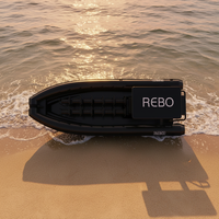 RIB 860 28.7ft Double coque en aluminium profonde en V RIB gonflable Hypalon/bateau en PVC avec T Top