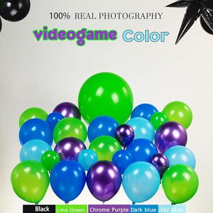 Kit de guirlande de ballons sur le <span class=keywords><strong>thème</strong></span> des <span class=keywords><strong>jeux</strong></span> <span class=keywords><strong>vidéo</strong></span> avec poignée Ballon étoile en mylar pour décorations de fête d'<span class=keywords><strong>anniversaire</strong></span> sur le <span class=keywords><strong>thème</strong></span> des <span class=keywords><strong>jeux</strong></span> <span class=keywords><strong>vidéo</strong></span> - Product Image 3